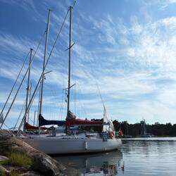 Gegen 15:15 haben wir festgemacht.