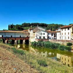 De brug in Fucecchio