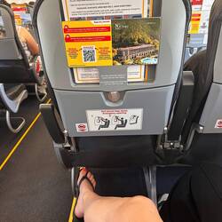 Im Flug von Istanbul nach Wien hab ich den XL Sessel bekommen 😍