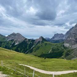 Blick von der Hütte