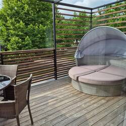 Eine perfekte Terrasse, südwest
