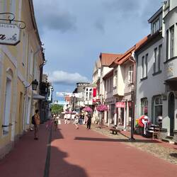 Die Fußgängerzone in Pärnu