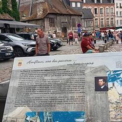 Von Boudin gemalte Kirche