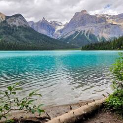 Bow Lake mit Bow Glacier