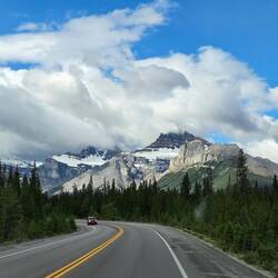Auf dem Icefield Parkway