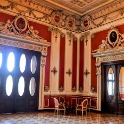 The Red Room (Salon Rojo), Palacio National.
