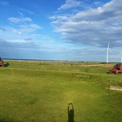 View from the battery