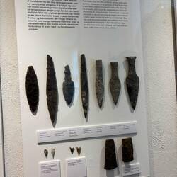 Stone tools at the Silkeborg museum