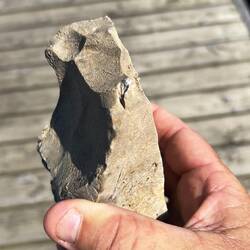 Paul is picking up flint for Alex