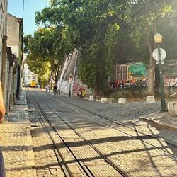 Walked up the 17% hill (still listening to the audio guide)