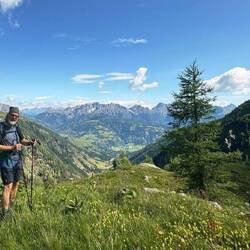 ... auf dem Luggauer Thörl ...