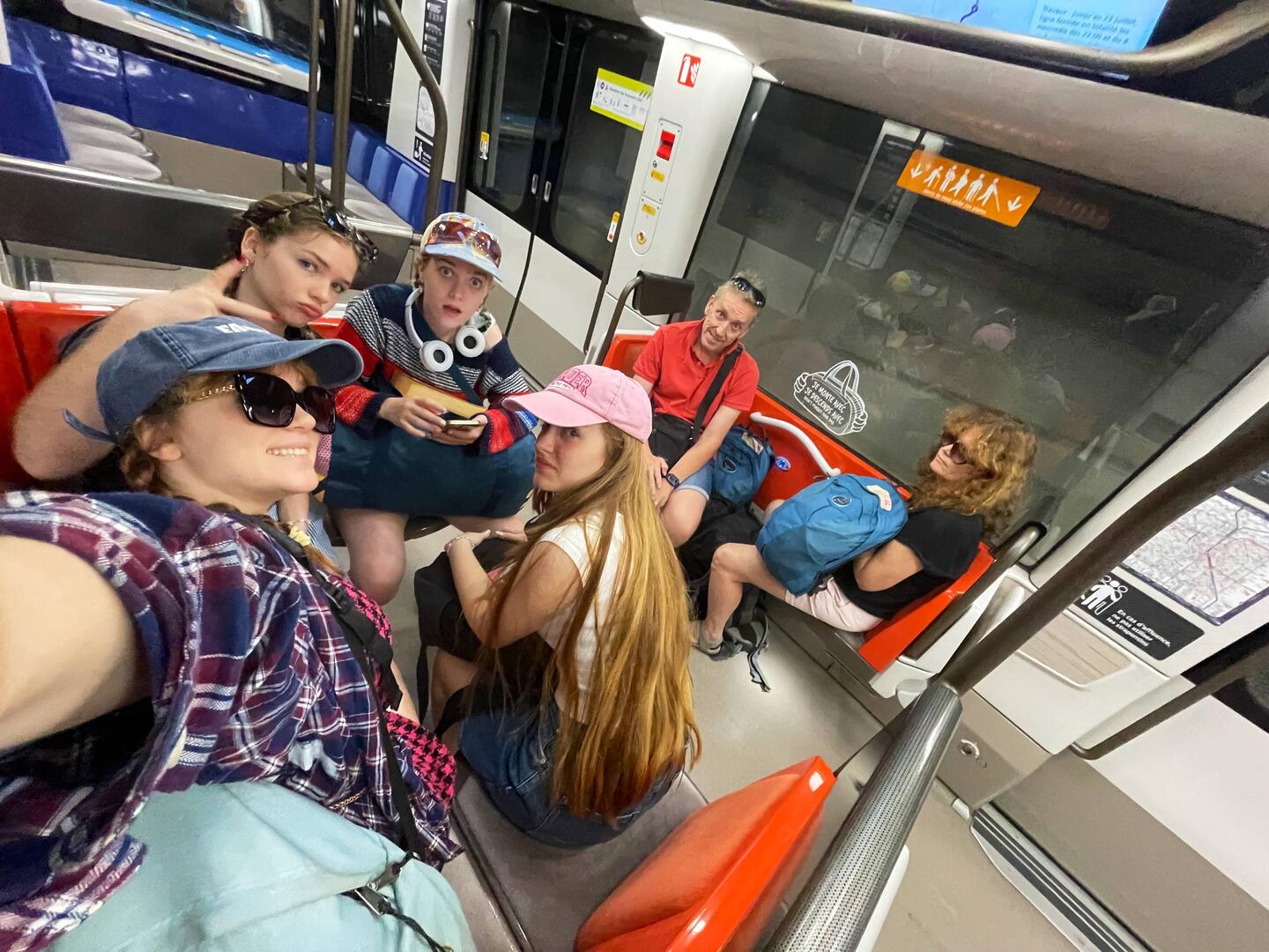 On the metro!