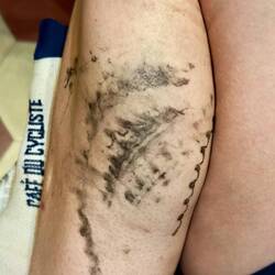 Meine Wade sieht nicht immer so aus. Aber oft.