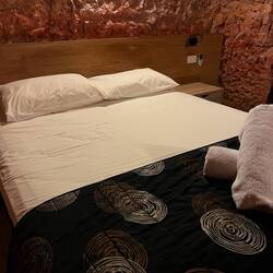Our room. No mobile reception here. I had to go into the hall to get recption.