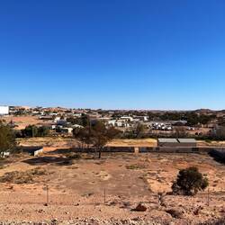The view of Coober Pedy from our motel.
