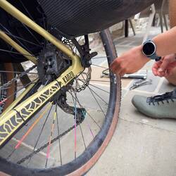 Mein erster Platten.