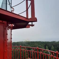 Die Ostsee ist fast verschwunden im Nebel