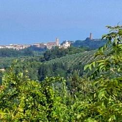 Bijna halfweg en nog steeds zicht op mijn vertrekpunt.