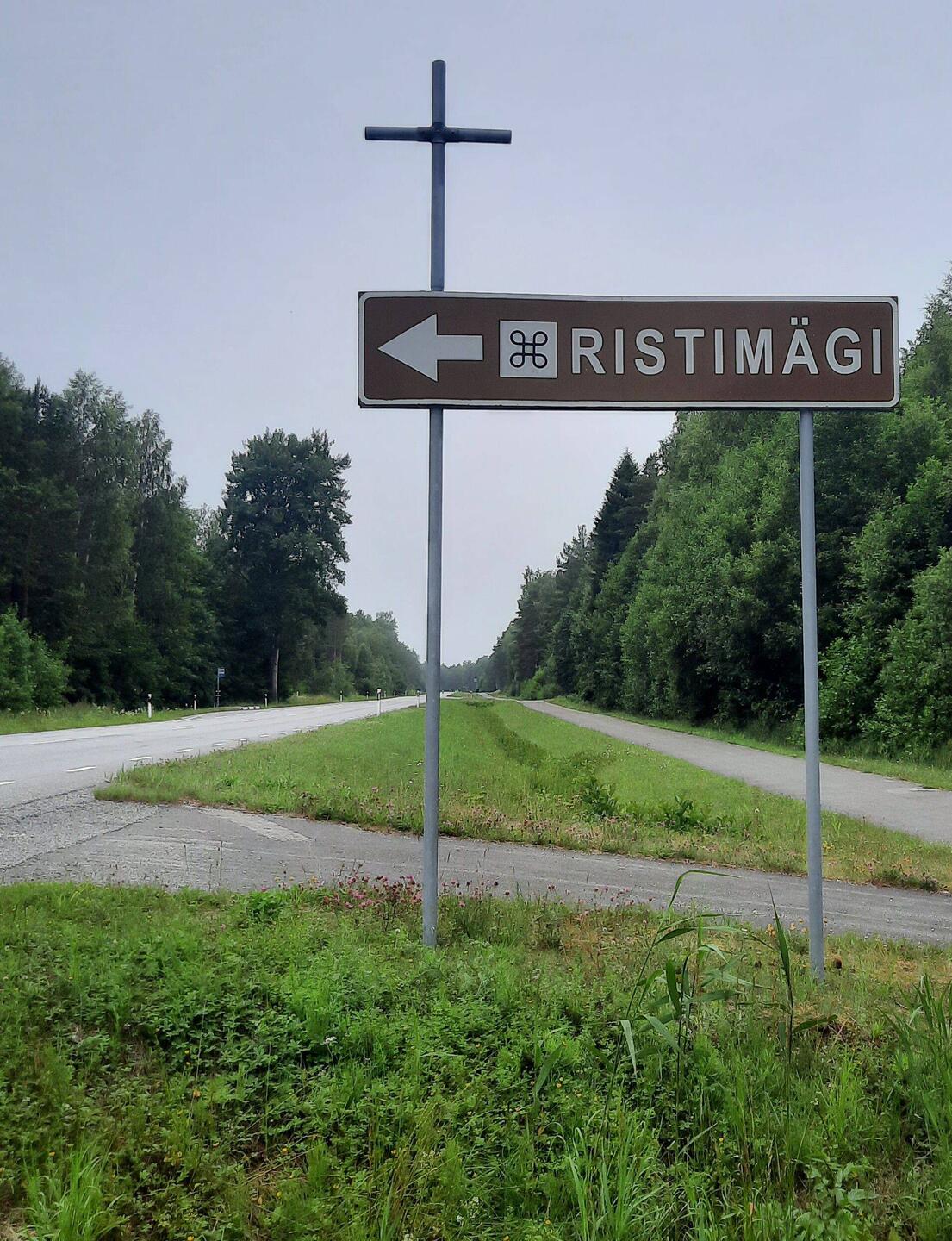 Dieses Schild hat nicht ohne Grund ein KREUZ