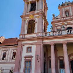 Lower windows are painted because there was no more money