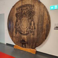 Barrel bottom, 1966, volume of 26,100 litres