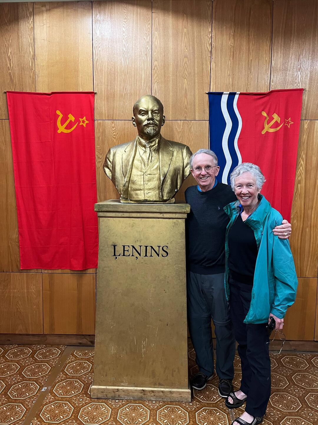 In the boardroom of the Soviet bunker