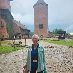 Marcia at the main tower (before the deluge)