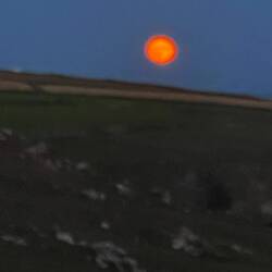 Not the best photo of the moon