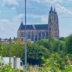 Basilika von Sankt-Nicolas-de-Port aus dem 16. Jh. in einem kleinen Dorf süd-östlich von Nancy