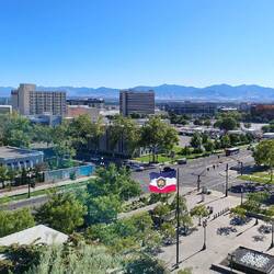 Blick vom Dachgarten