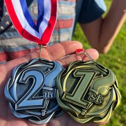 Wir sind beide in unserer Alterklasse platziert