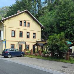 Unsere Pension Felsenmühle... Noch 4. Etappe