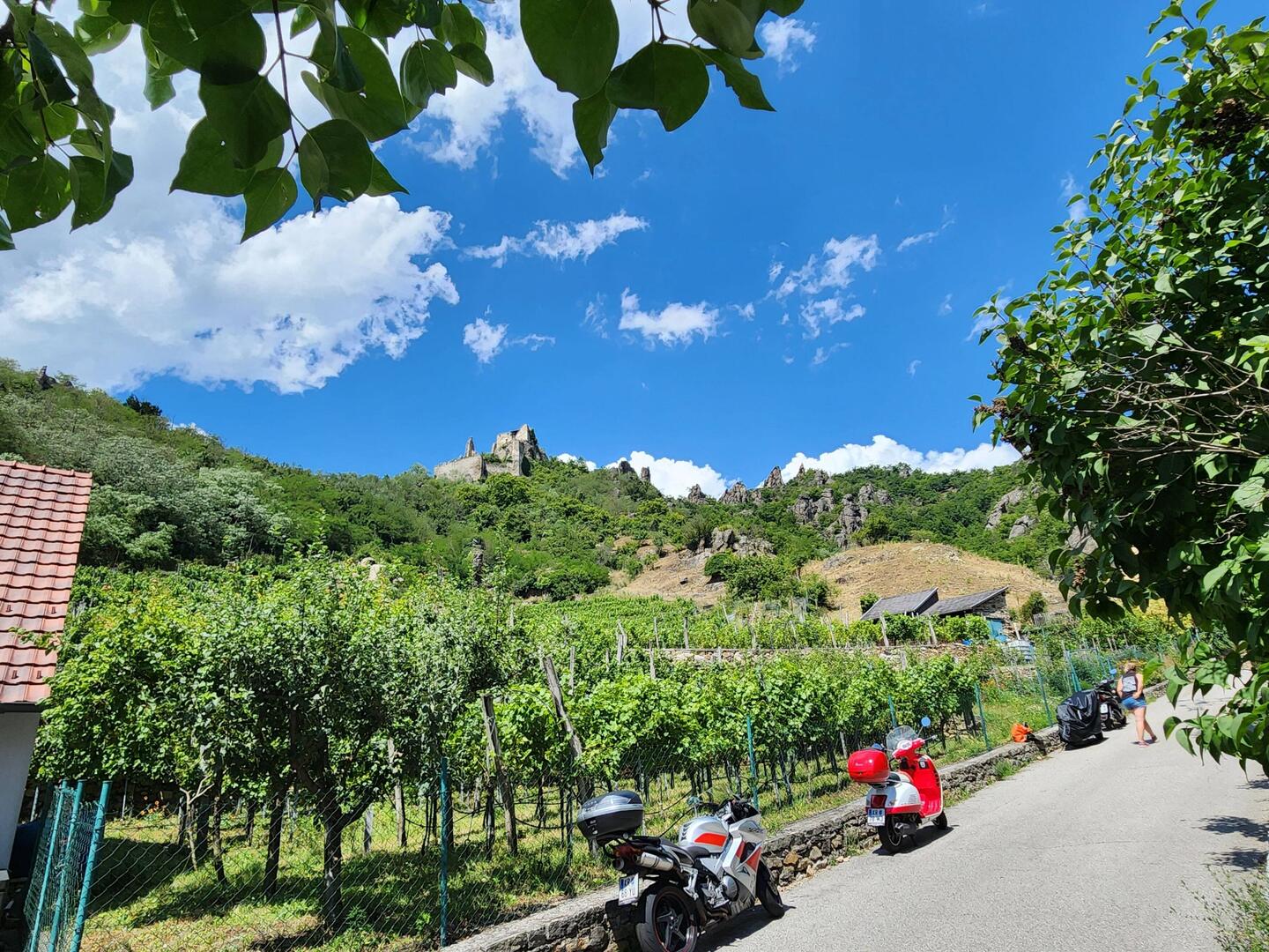 Ruins on the top of the hill