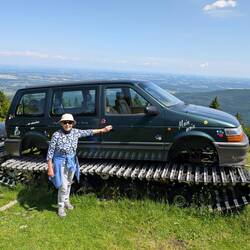 Spannender Pistenbully