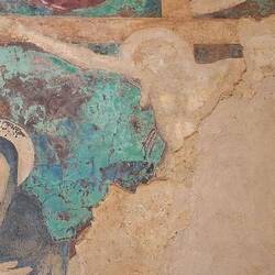 In de kerk van San Augustinus een paar prachtige frescos