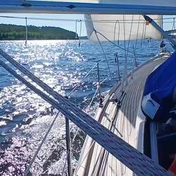 Einfahrt in den Sund
