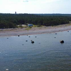 Es gab eine nette Steinversammlung im Wasser
