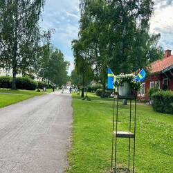 Die Museumsstraße. In Aktion wie Anfang des 20. Jahrhunderts.