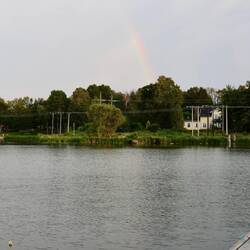 Und nach dem Gewitter gibt es hier immer Regenbögen.