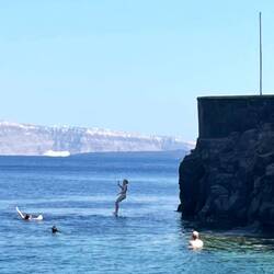 I slipped on a banana peel