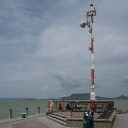 Mole des Hafens von Fonyód