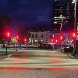 Ein rotes Ampel-Männchen scheint in Oslo nicht zu reichen...