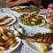 Leckerstes Abendessen bei unseren Vermietern in Vlora