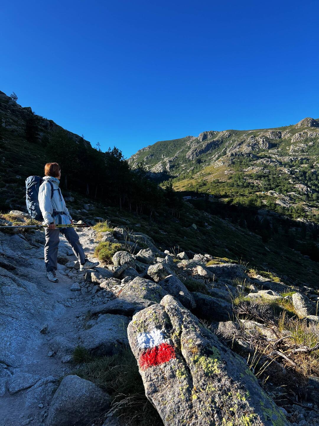 Blick zurück nach Ref. Manganu