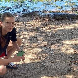 Kuscheln mit Kaimanen