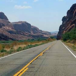 Potash Road - immer am Colorado River entlang