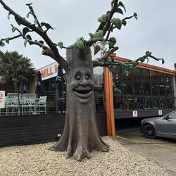 Scuplture outside Market