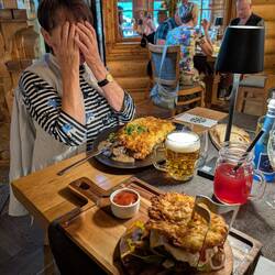 Unsere Riesenportionen nach der Vorspeise