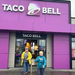 Und danach Mittag bei Taco Bell