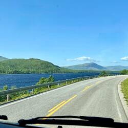 Tolle Strecke am Fjord